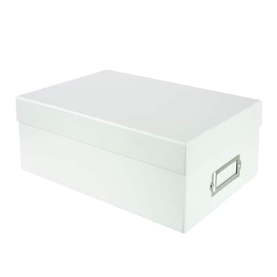 12 Pack: Gray Photo Box by Simply Tidy&#x2122;